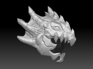 Mercy Dragoon Helmet 3D Print Model