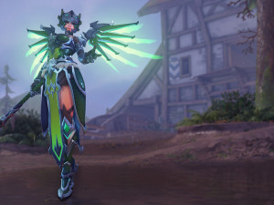 Mercy Dragoon Helmet 3D Print Model