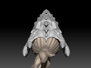 Mercy Dragoon Helmet 3D Print Model