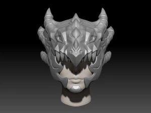 Mercy Dragoon Helmet 3D Print Model