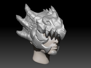 Mercy Dragoon Helmet 3D Print Model