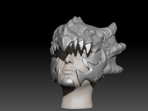 Mercy Dragoon Helmet 3D Print Model