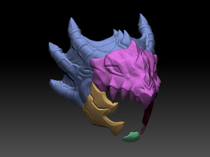 Mercy Dragoon Helmet 3D Print Model