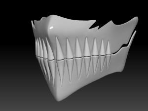 Bleach Harribel Face Mask 3Dプリントモデル
