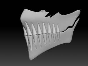 Bleach Harribel Face Mask 3Dプリントモデル