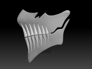 Bleach Harribel Face Mask 3Dプリントモデル