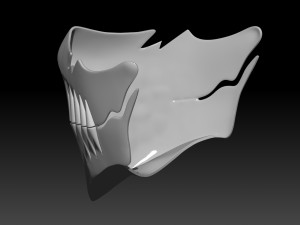Bleach Harribel Face Mask 3Dプリントモデル