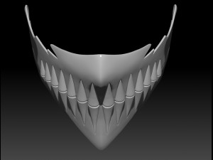 Bleach Harribel Face Mask 3Dプリントモデル