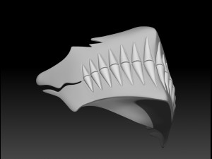Bleach Harribel Face Mask 3Dプリントモデル