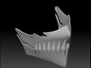 Bleach Harribel Face Mask 3Dプリントモデル