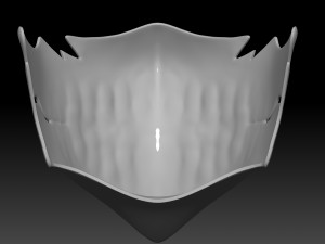 Bleach Harribel Face Mask 3Dプリントモデル