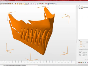 Bleach Harribel Face Mask 3D Print Model