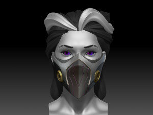 Renata Glasc Mask 3Dプリントモデル