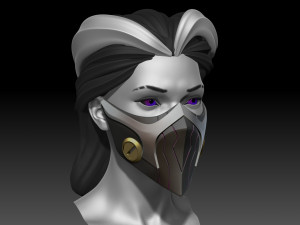 Renata Glasc Mask 3Dプリントモデル