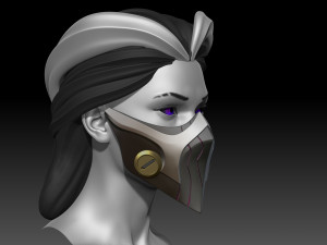 Renata Glasc Mask 3Dプリントモデル
