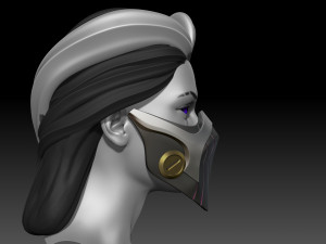 Renata Glasc Mask 3Dプリントモデル