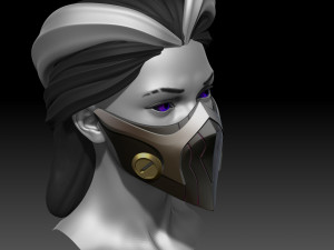 Renata Glasc Mask 3Dプリントモデル