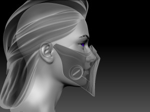 Renata Glasc Mask 3Dプリントモデル