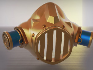 Enforcer Mask Arcane 3Dプリントモデル
