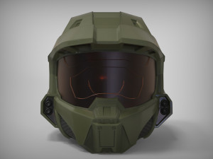 HALO Spartan Helmet Modelo de Impressão 3D