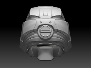 HALO Spartan Helmet Modelo de Impressão 3D