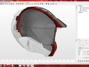 HALO Spartan Helmet Modelo de Impressão 3D