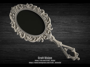 Mirror ornate 3D Print Model