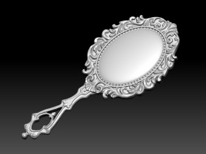 Mirror ornate 3D Druckmodell