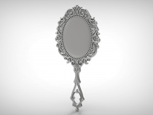 Mirror ornate 3D Druckmodell