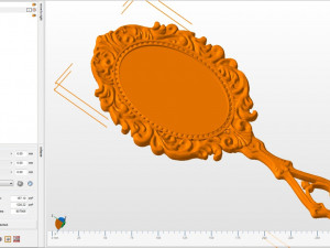 Mirror ornate 3D Druckmodell