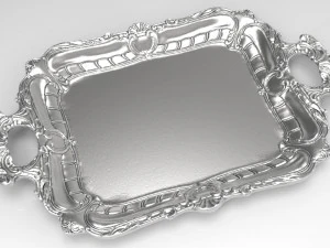 Tray with molding 3D Print Model