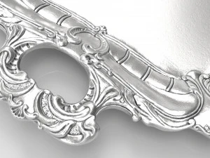 Tray with molding 3D Print Model