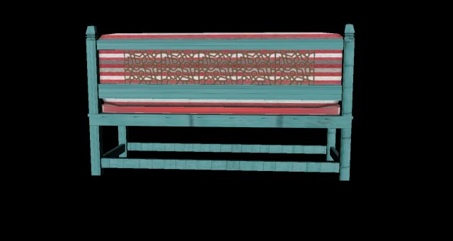 bench 3d model 3D मॉडल .c4d .max .obj .3ds .fbx .stl .blend 