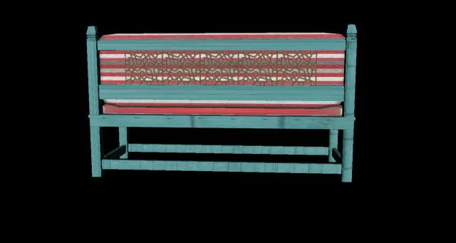 长凳 3d模型 3D 模型 .c4d .max .obj .3ds .fbx .stl .blend