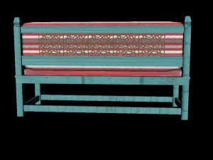 bench 3d model 3D Model