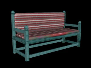 长凳 3d模型 3D 模型