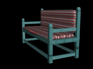 长凳 3d模型 3D 模型