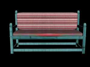 bench 3d model 3D मॉडल