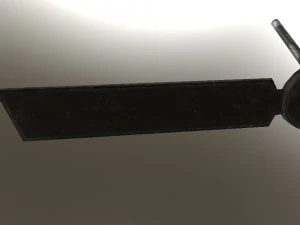 3d old ceiling fan model 3D Model