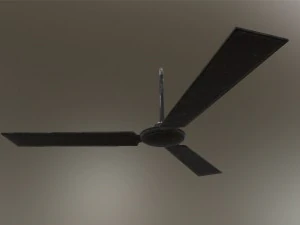 3d old ceiling fan model 3D Model
