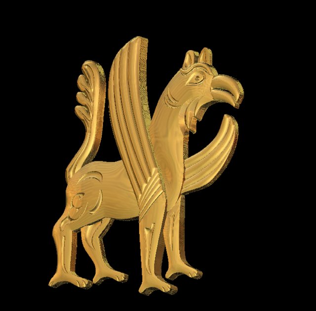 grifon 3D Model .c4d .max .obj .3ds .fbx .stl .blend 