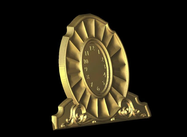 mantel clock 3D Model .c4d .max .obj .3ds .fbx .stl .blend 