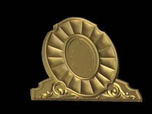 mantel clock Model 3D
