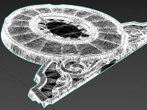 mantel clock 3D Model