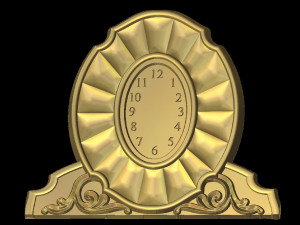 mantel clock Model 3D