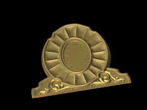 mantel clock Model 3D