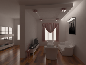 interior living room 3D Модель