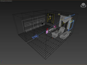 interior living room 3D Model