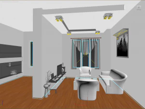 interior living room 3D Model
