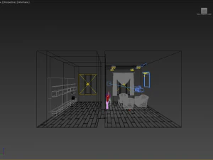 interior living room 3D Model